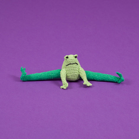 Crochet Frog Toy for Dogs