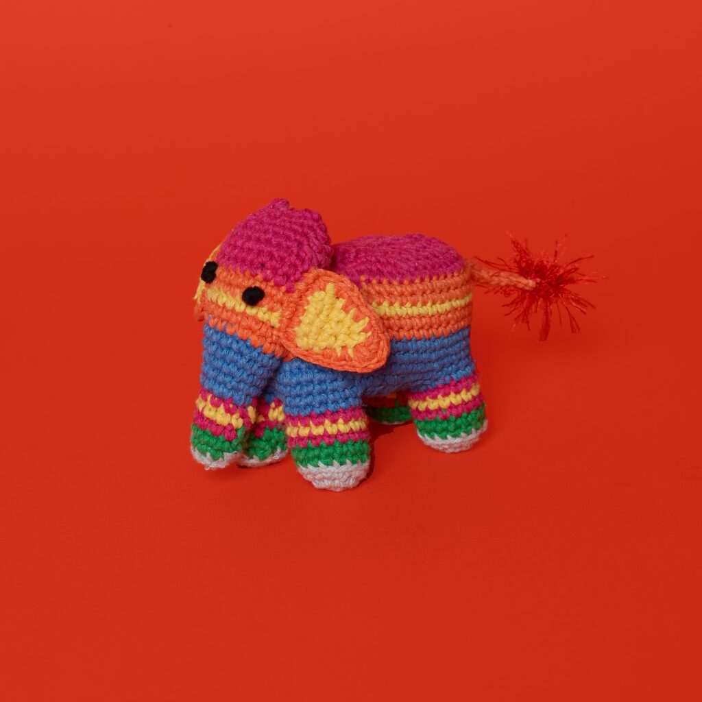 Crochet Elephant Toy for Dogs