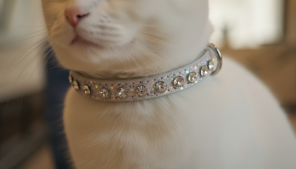 Sparkling Rhinestone Adjustable Dog Collar