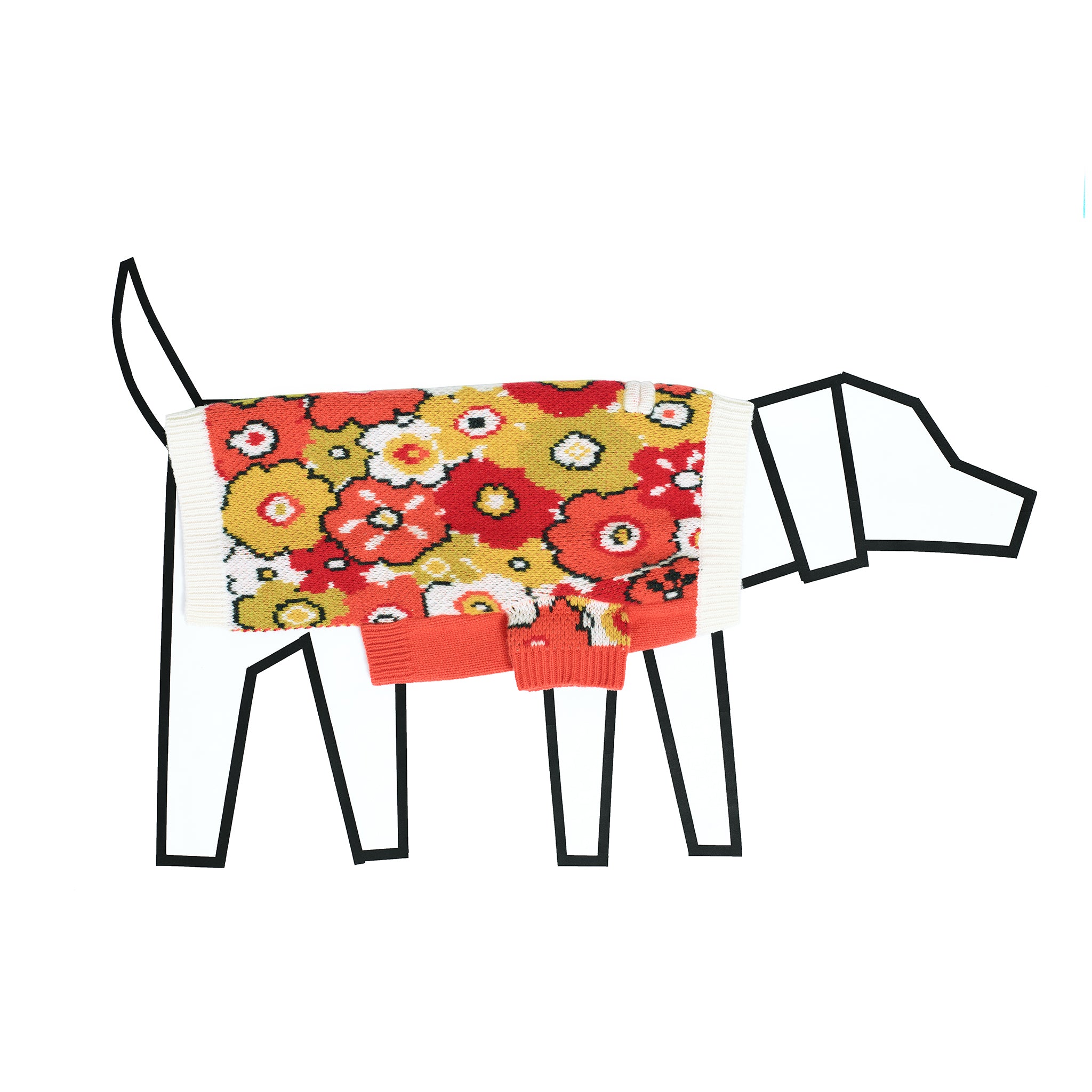 Flower Sweater for Dogs for Comfortable Dog Wear