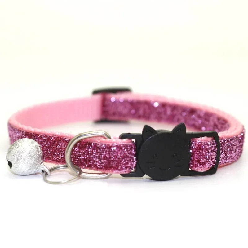 Cloud Sparkle Reflective Bell Dog Collar