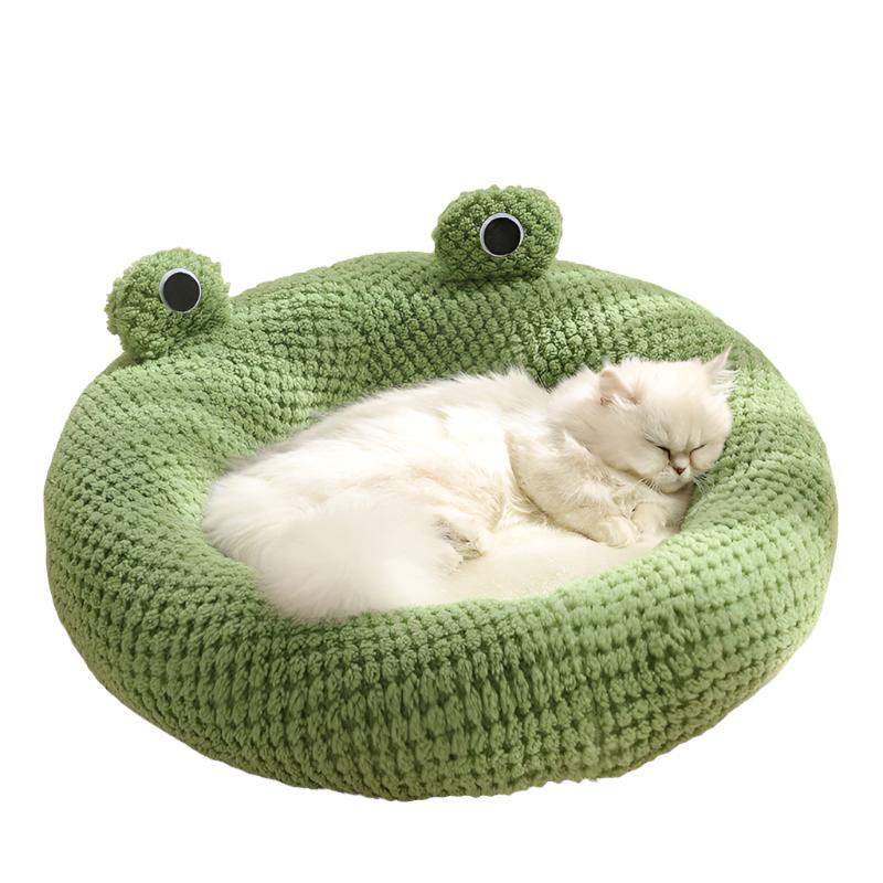 Fully Enclosed Sleeping House Pet Bed