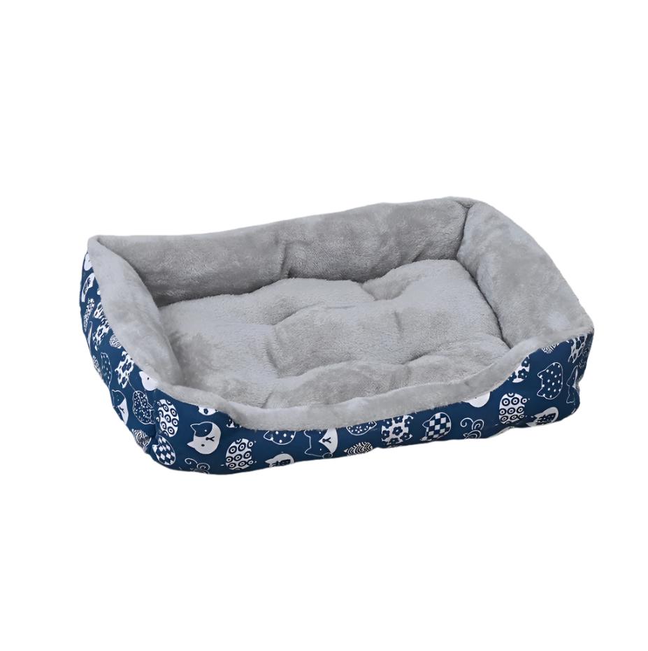 Nest Breathable Plush Grey Cozy Pet Bed