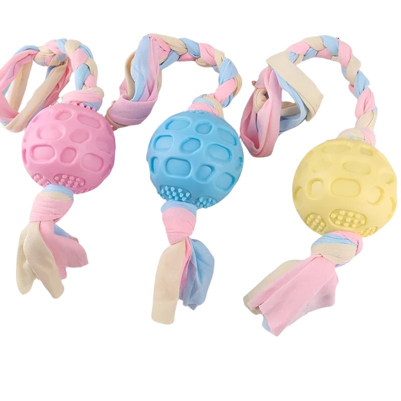 Natural Rubber Rope Chew Dog Toy