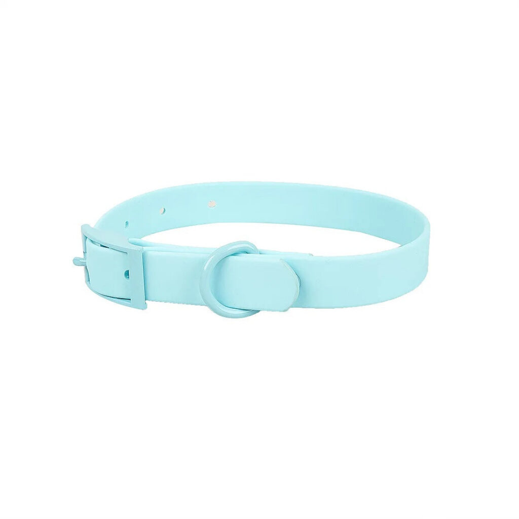 Pastel Shade PVC Dog Collar