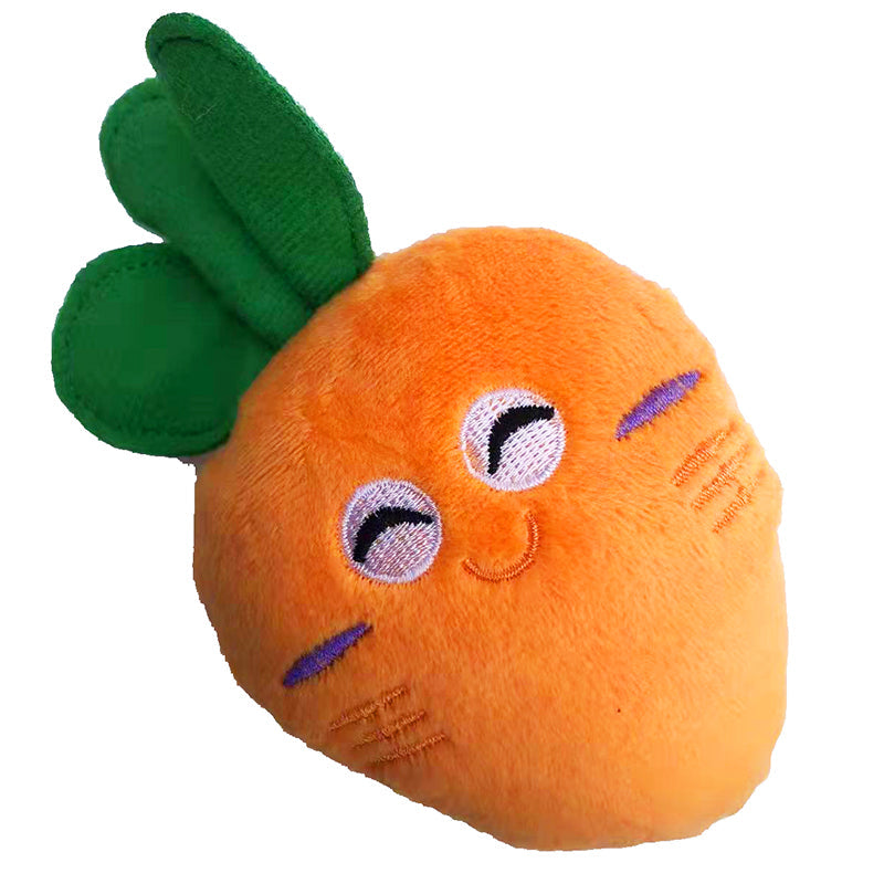 Squeaky Fleece Food Chew Dog Toy