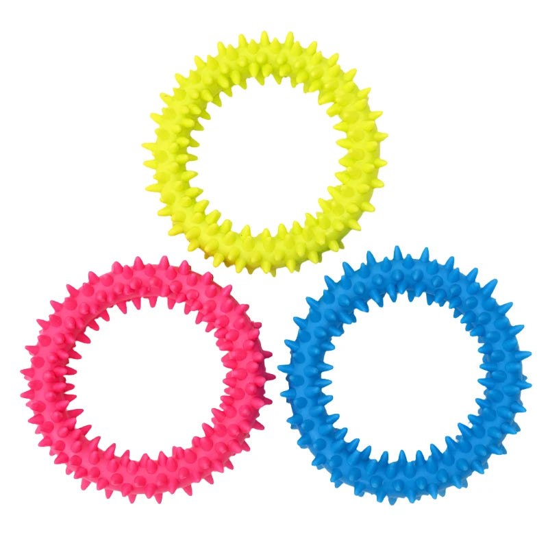 Trio Natural Teething Rubber Chew Dog Toy