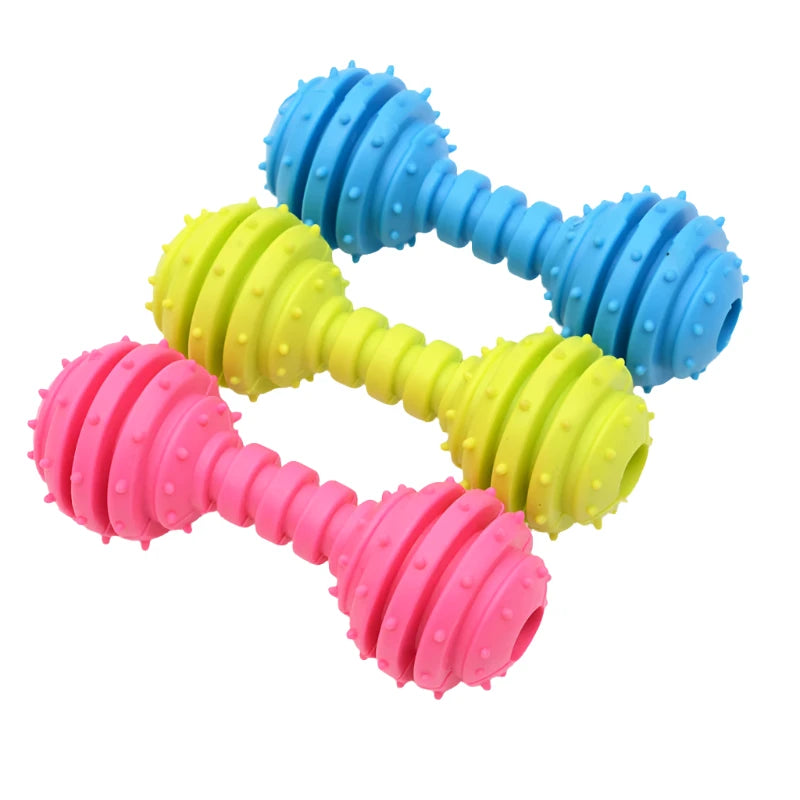 Trio Natural Teething Rubber Chew Dog Toy