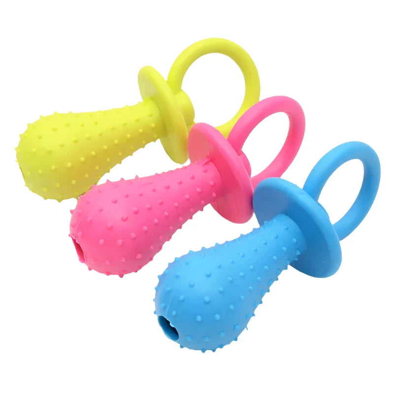 Trio Natural Teething Rubber Chew Dog Toy